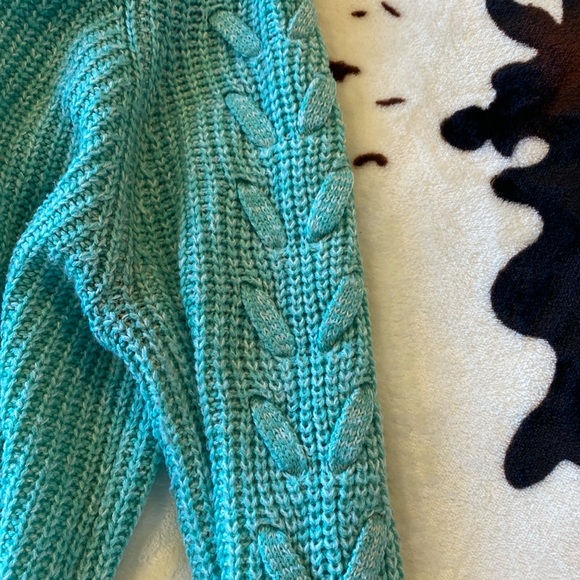 2/$10 Teal Sweater - Picture 2 of 4